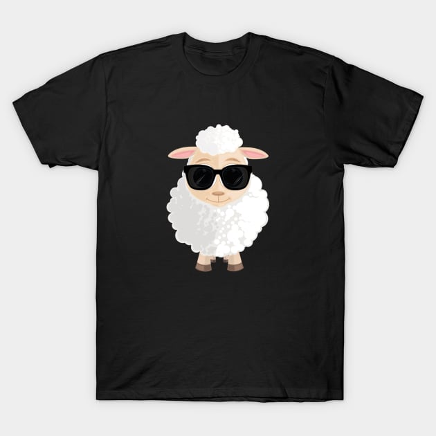 Cool Sheep T-Shirt by adamzworld